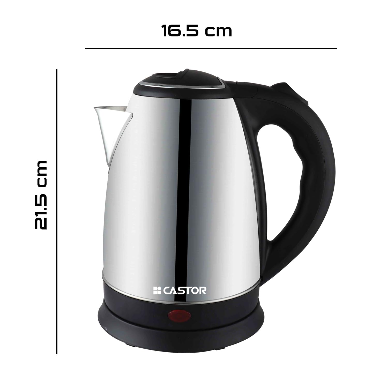 iBELL Castor CTEK15M Premium 1.5 Litre Stainless Steel Electric Kettle